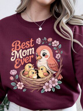 Best Mom Ever Crew Neck Sweatshirt